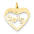 14k Gold Class of 2015 Heart Cut Out Charm hide-image