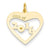 14k Gold Class of 2016 Heart Cut Out Charm hide-image