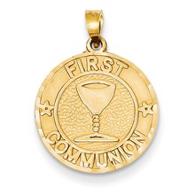 14k Gold First Communion Charm hide-image