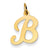 14ky Die Struck Initial B Charm hide-image