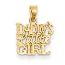 14k Gold Daddy's Little Girl Charm hide-image