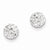 14k Yellow Gold Crystal 6mm Post Earrings