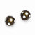 14k Yellow Gold Crystal Brown 6mm Post Earrings