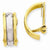 14k Two-tone Non-pierced Earrings