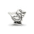 Kids Pelican Charm Bead in Sterling Silver